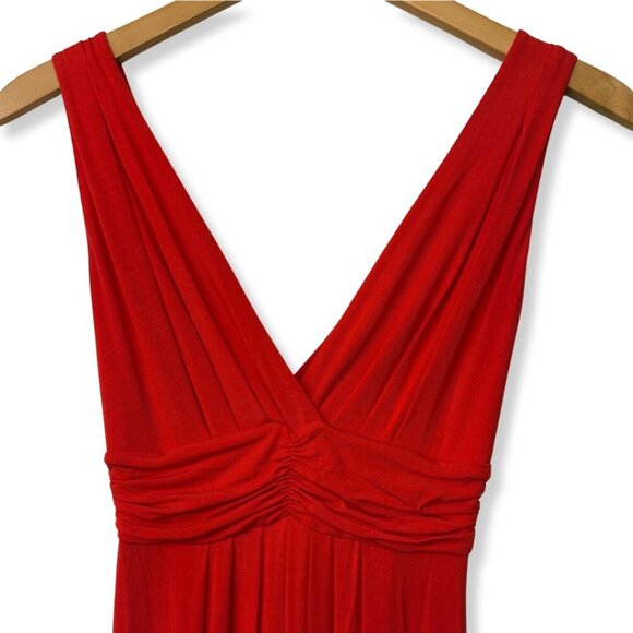 ❤️ TART Red Cotton Summer Maxi Dress | Size XS - Picture 3 of 4